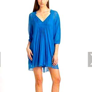 Diane von Furstenberg size 4 blue fleuretre dress